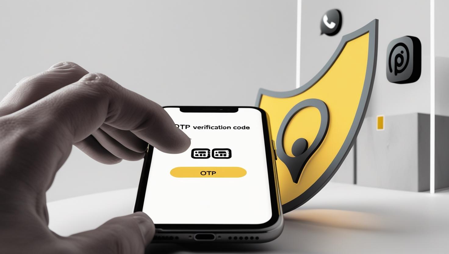 Virtual phone number concept showing rented number and instant SMS code delivery without using a real SIM