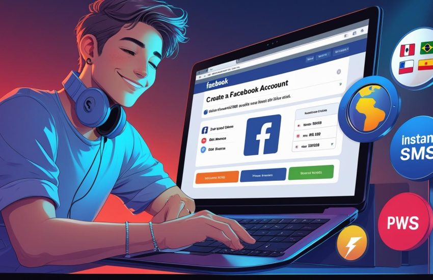 Create Facebook account using PVAPins virtual number