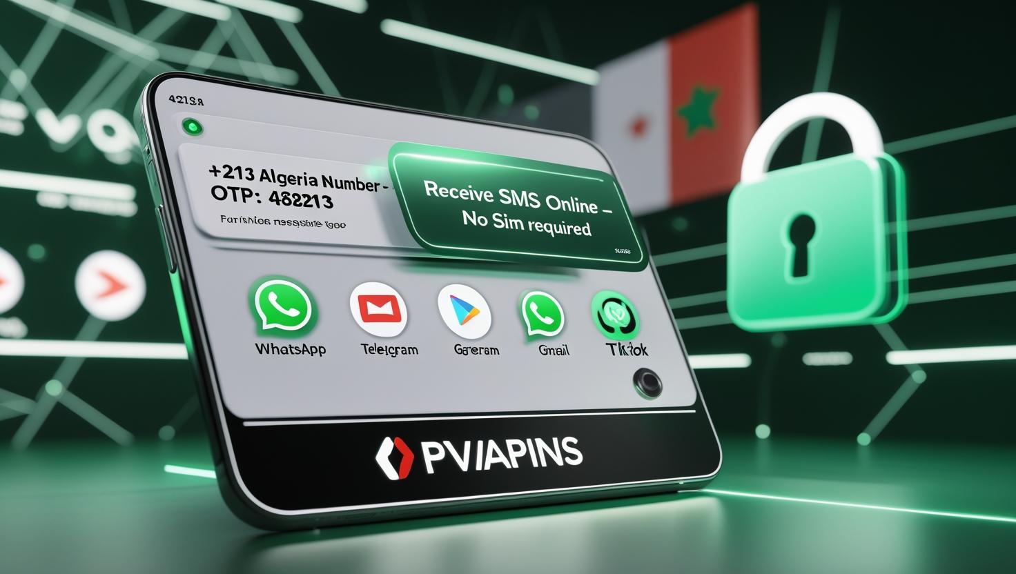 Algeria virtual phone number for SMS verification