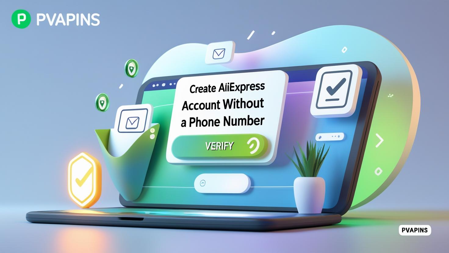 Create AliExpress account using PVAPins