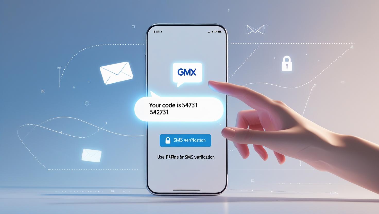GMX Mail sign-up with virtual phone number using PVAPins