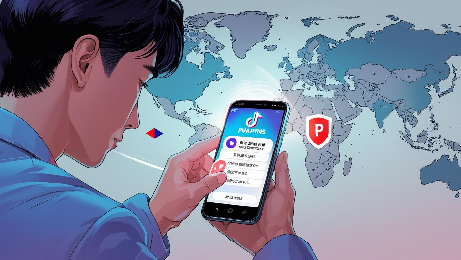 PVAPins temporary number for TikTok verification