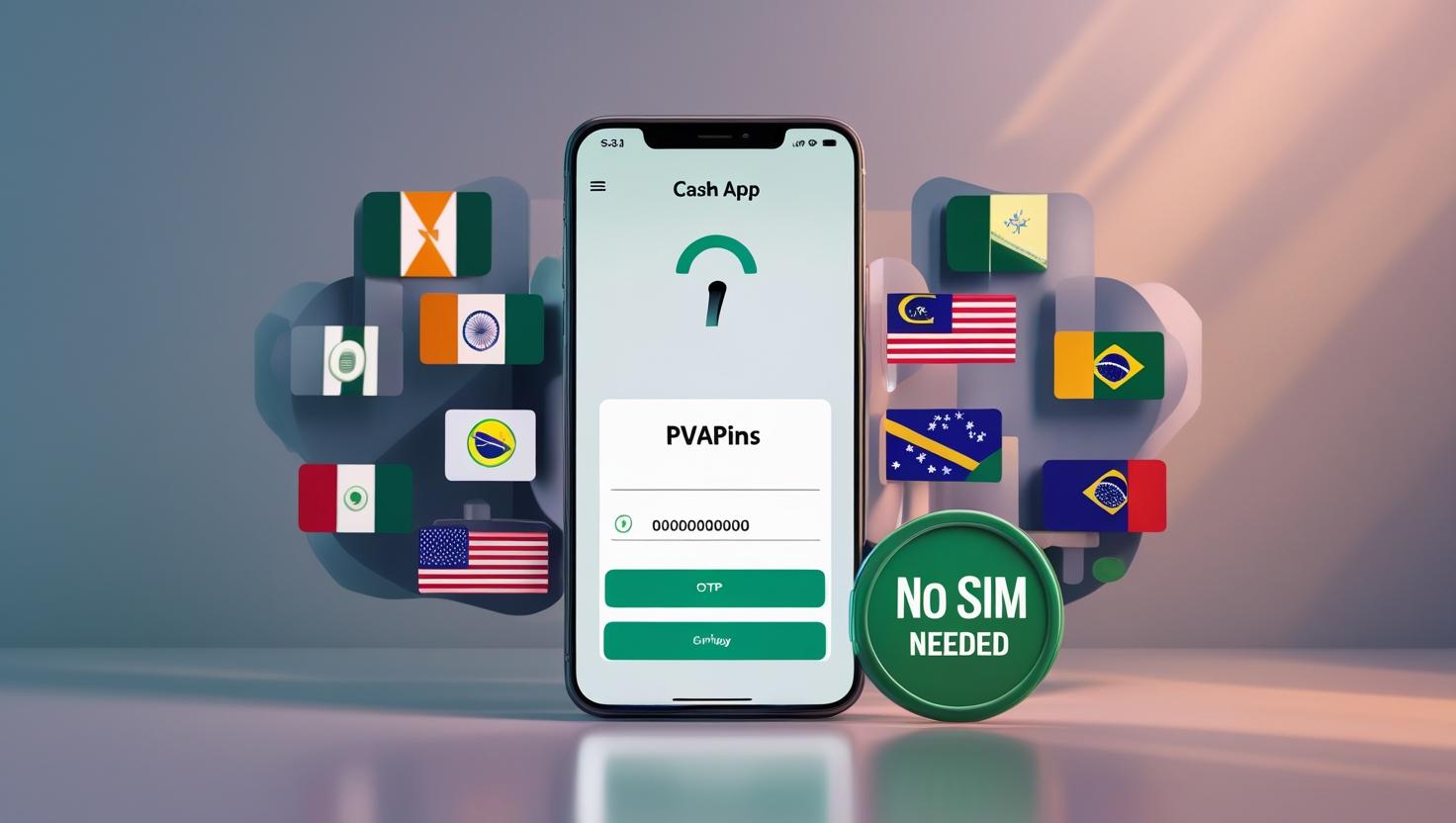 PVAPins virtual phone number for Cash App verification