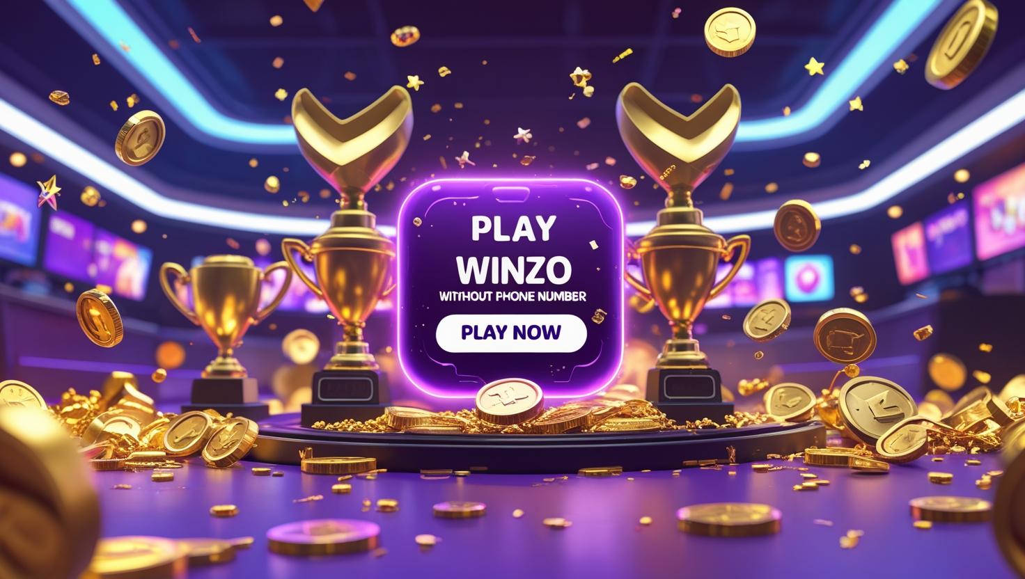 Play Winzo online using virtual number