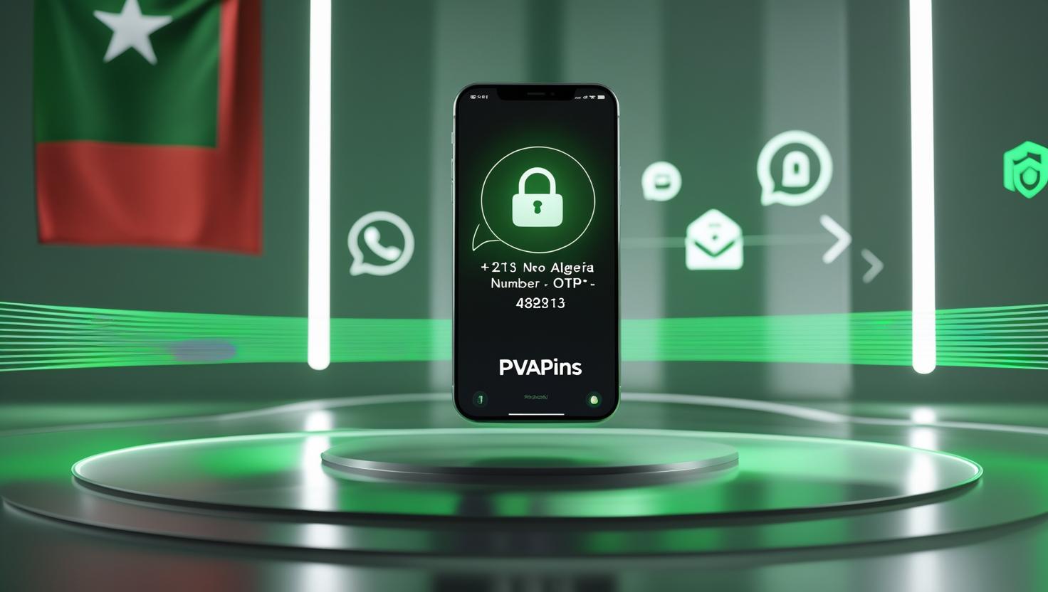 Receive OTP in Algeria without a SIM card