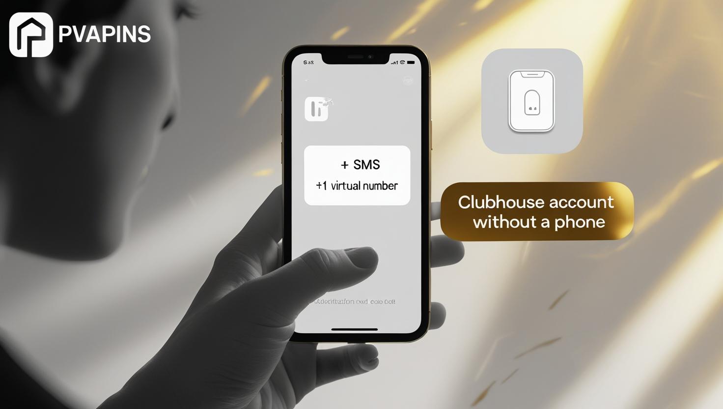 Secure Clubhouse account setup without using a real phone number.