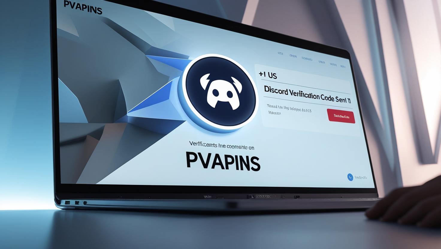 Secure Discord verification without a phone, shown on a digital screen