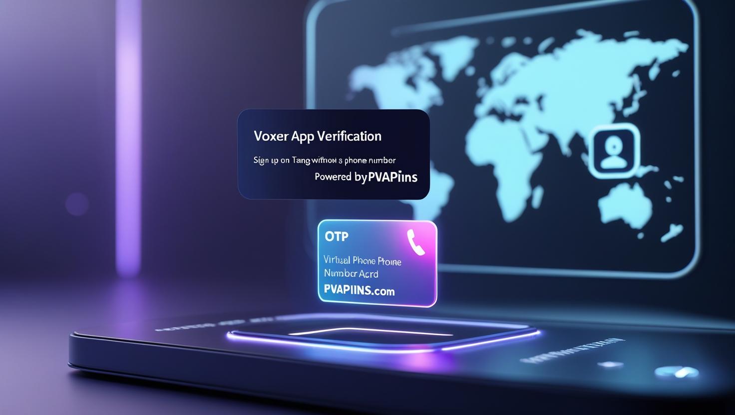 Tango app sign-up using a virtual phone number from PVAPins