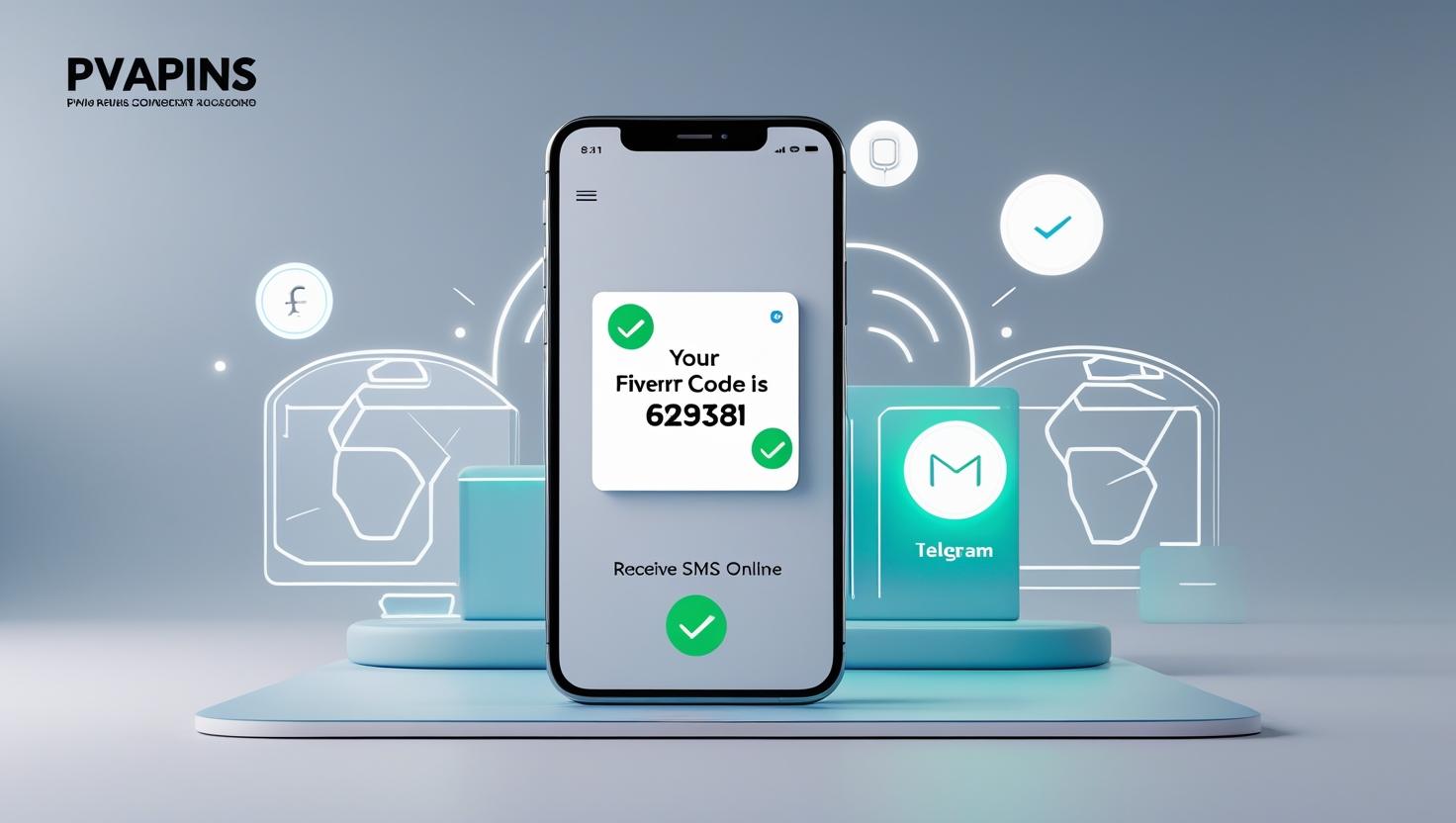 Temporary number for Fiverr phone verification via PVAPins