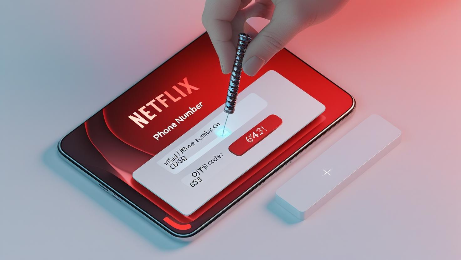 Temporary number used for Netflix phone verification