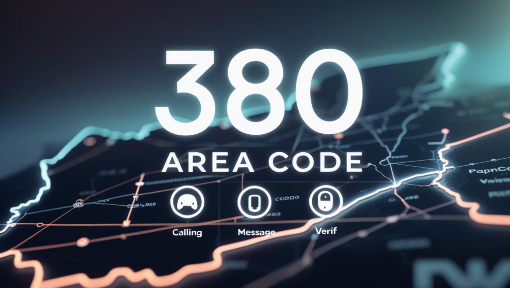 380 Area Code with PVAPins logo