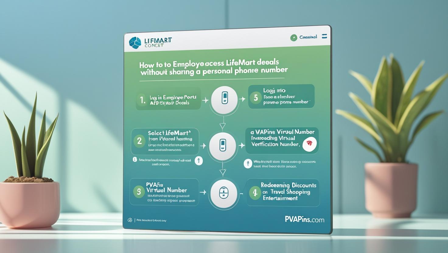 Access LifeMart without real phone number
