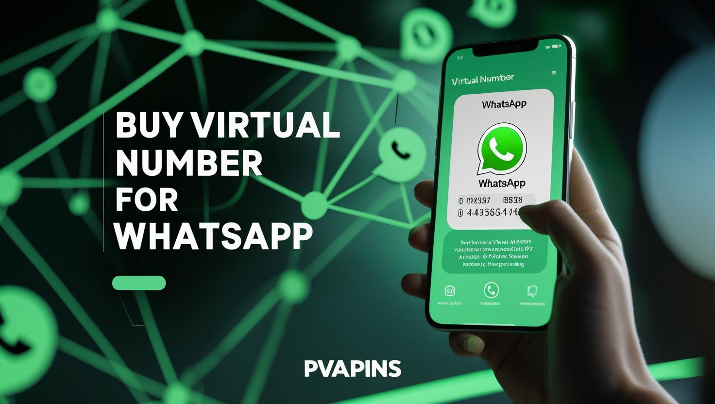Buy virtual number for WhatsApp verification online with PVAPins – secure OTP delivery worldwide