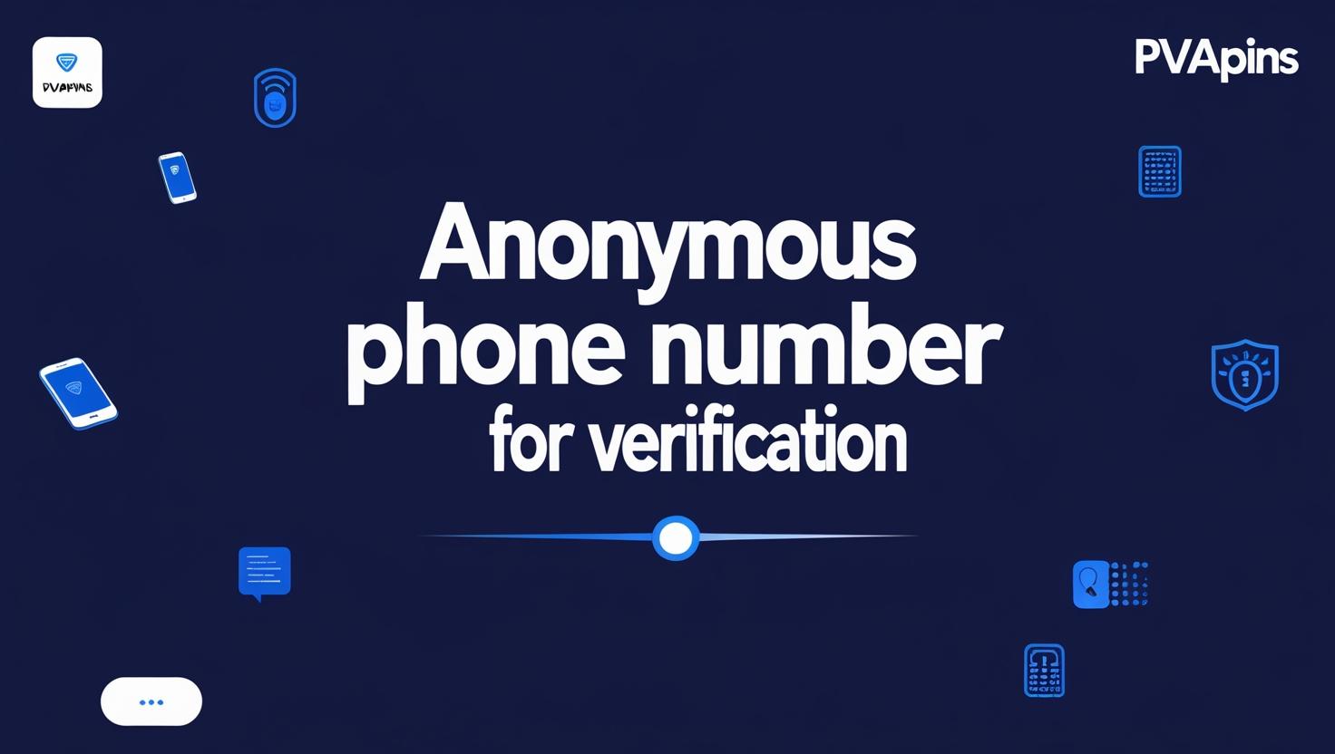 Digital illustration of a smartphone receiving OTP via anonymous phone number for account verification.