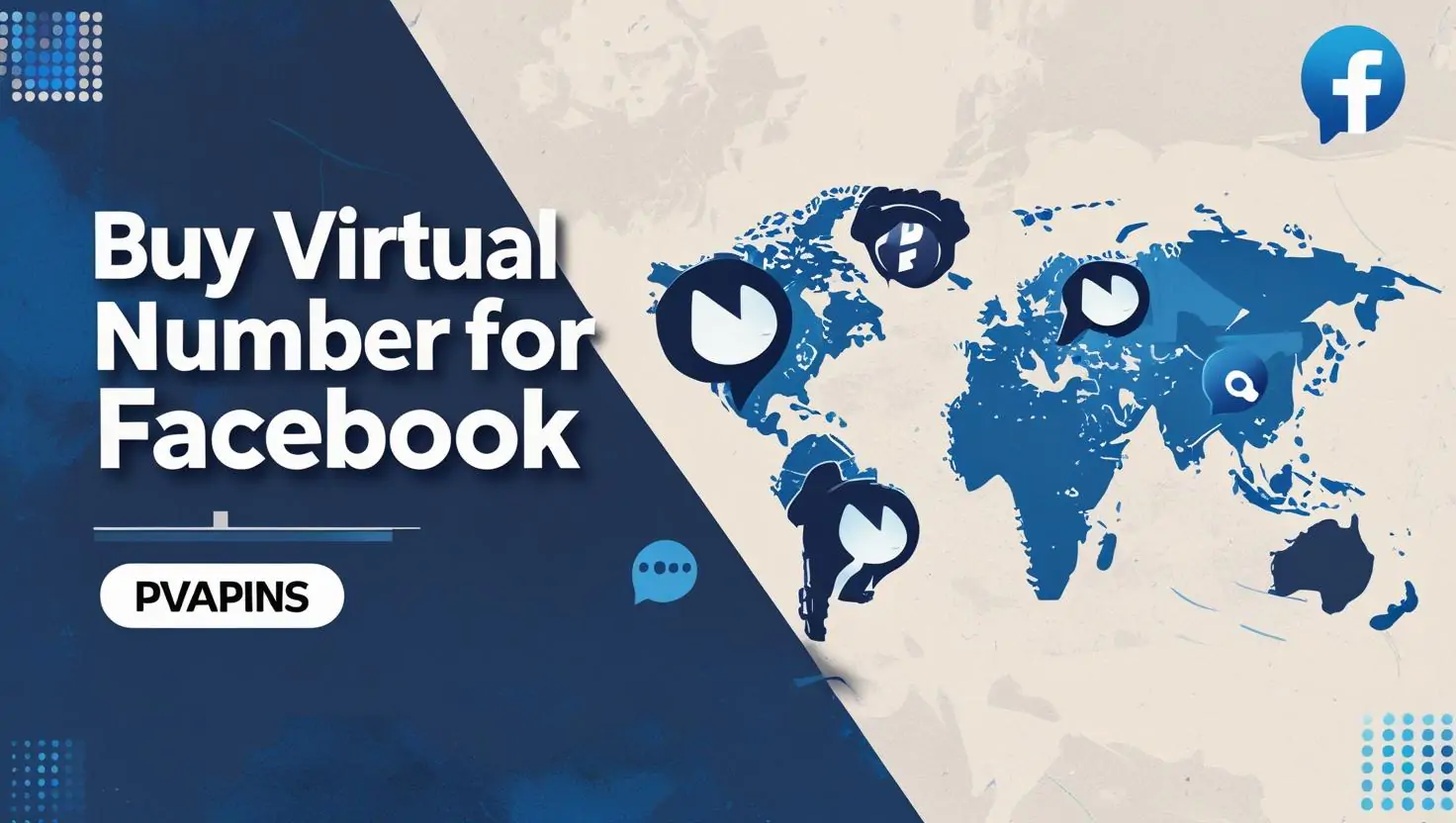 Facebook account verification using virtual number PVAPins