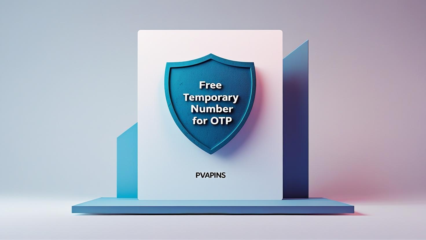 Free temporary number for OTP with PVAPins logo – secure online SMS verification