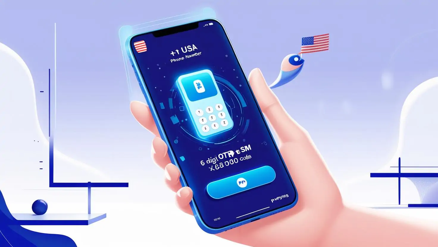 Get a US virtual number for SMS verification with PVAPins logo