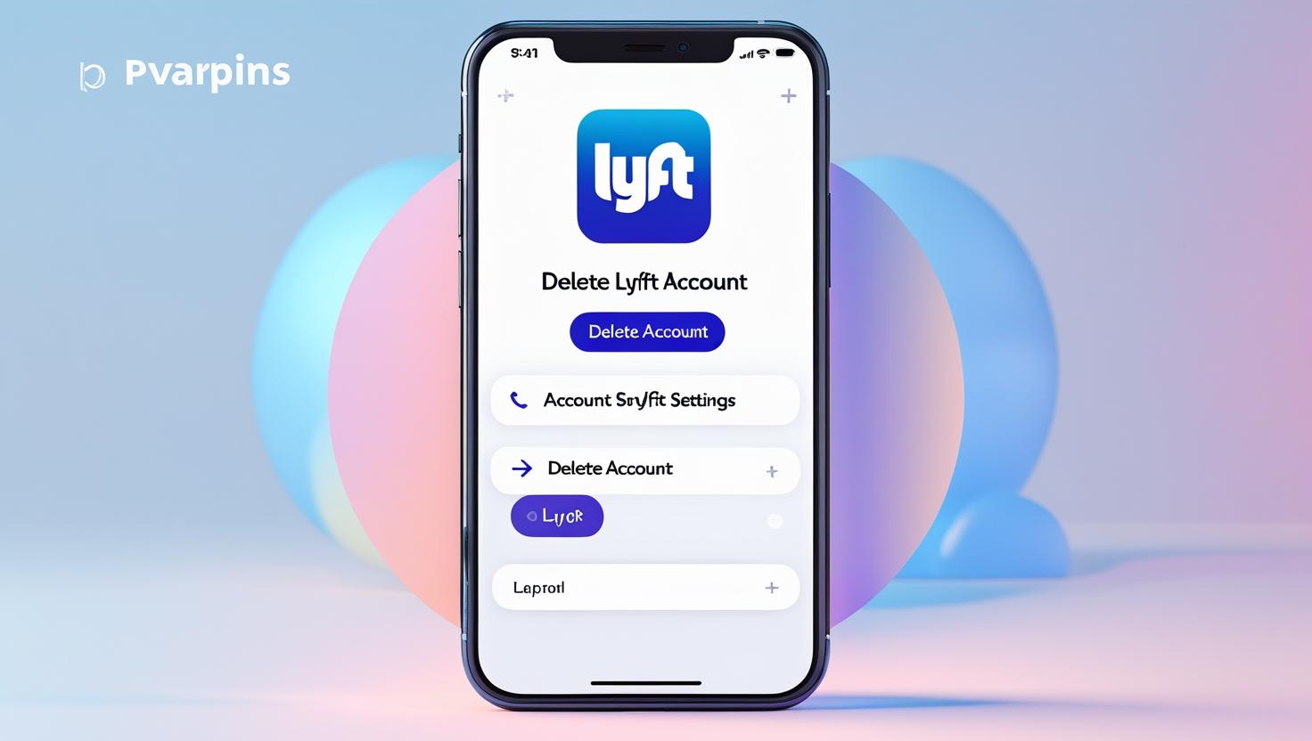 How to delete Lyft rider or driver account securely using PVAPins virtual numbers