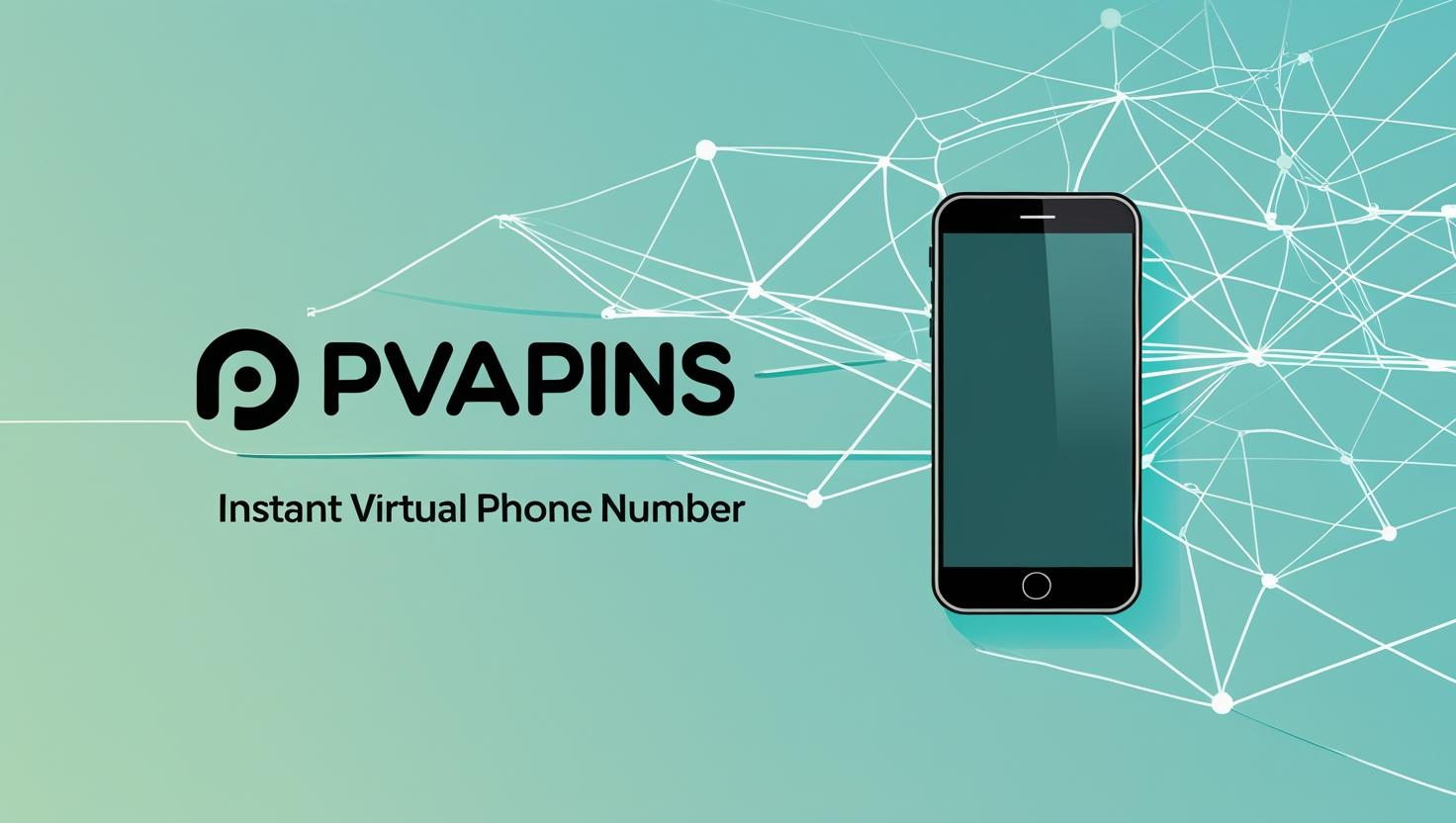 Online phone number service image with tech background