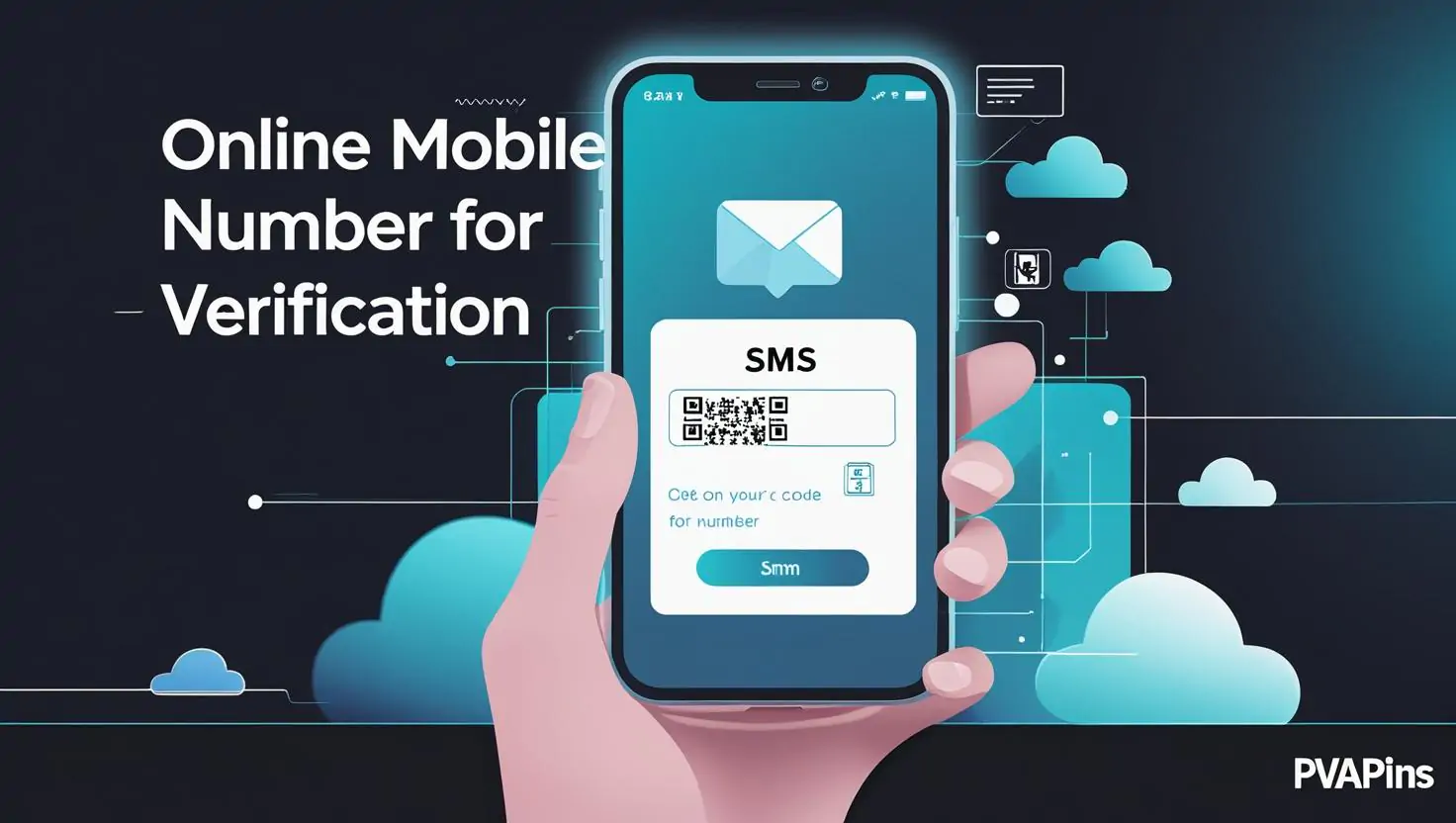 PVAPins online mobile number for instant OTP and SMS verification across apps.