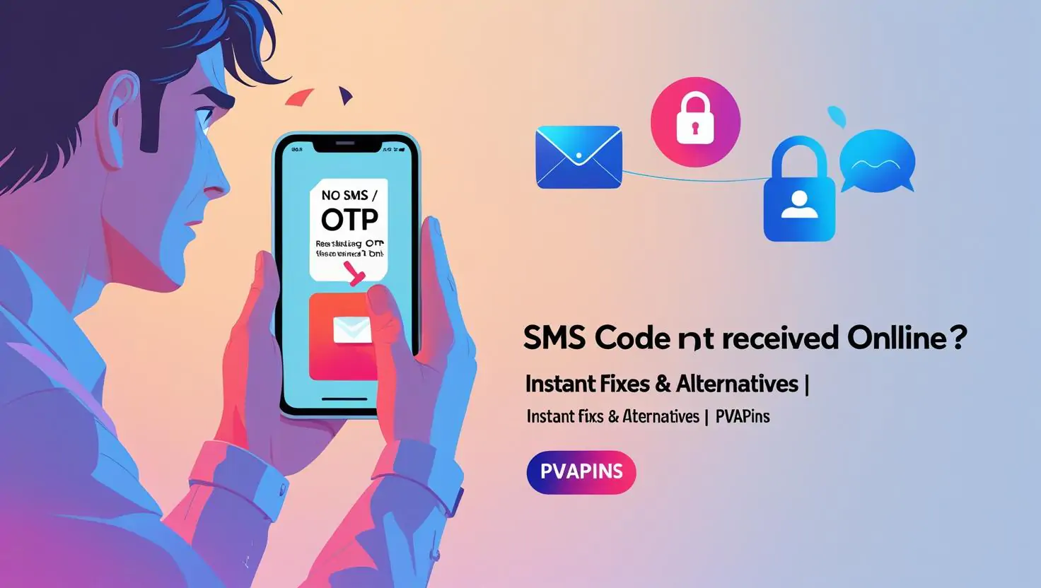 Receive SMS online without SIM using PVAPins virtual numbers