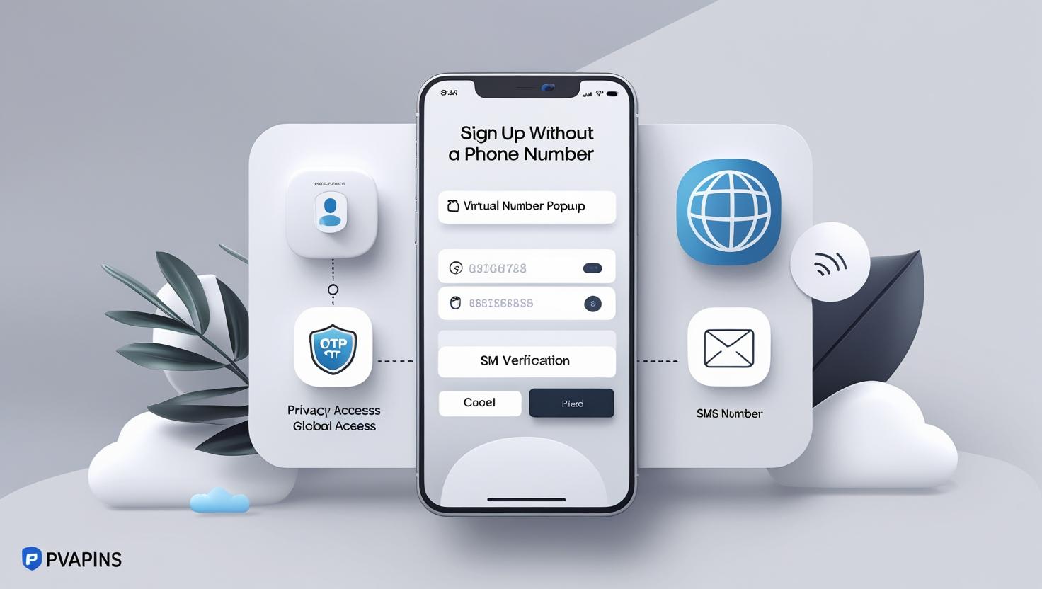 Secure OTP verification using virtual SMS service