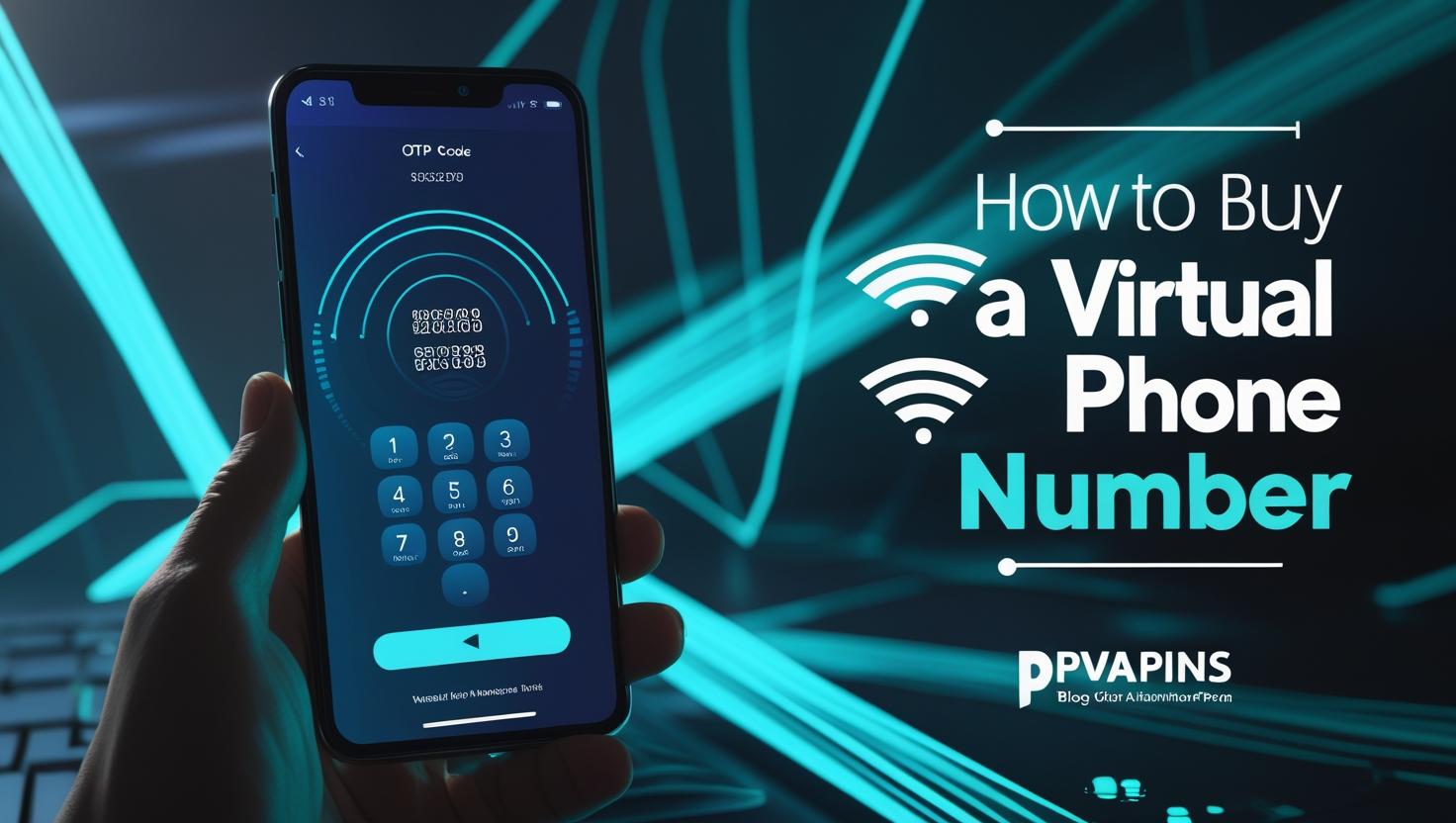 Secure virtual phone number for OTP verification and sign-ups without a SIM card
