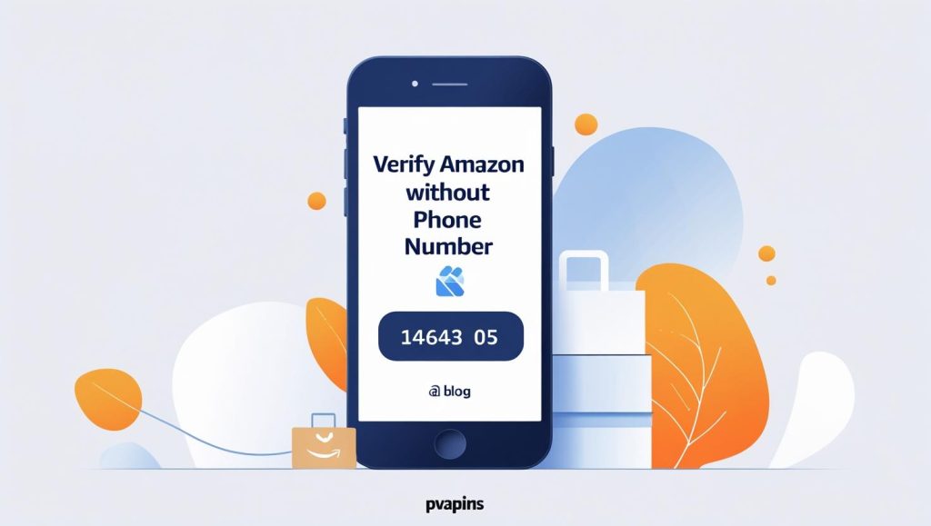 Verify Amazon without phone number using PVAPins virtual numbers for instant OTP verification