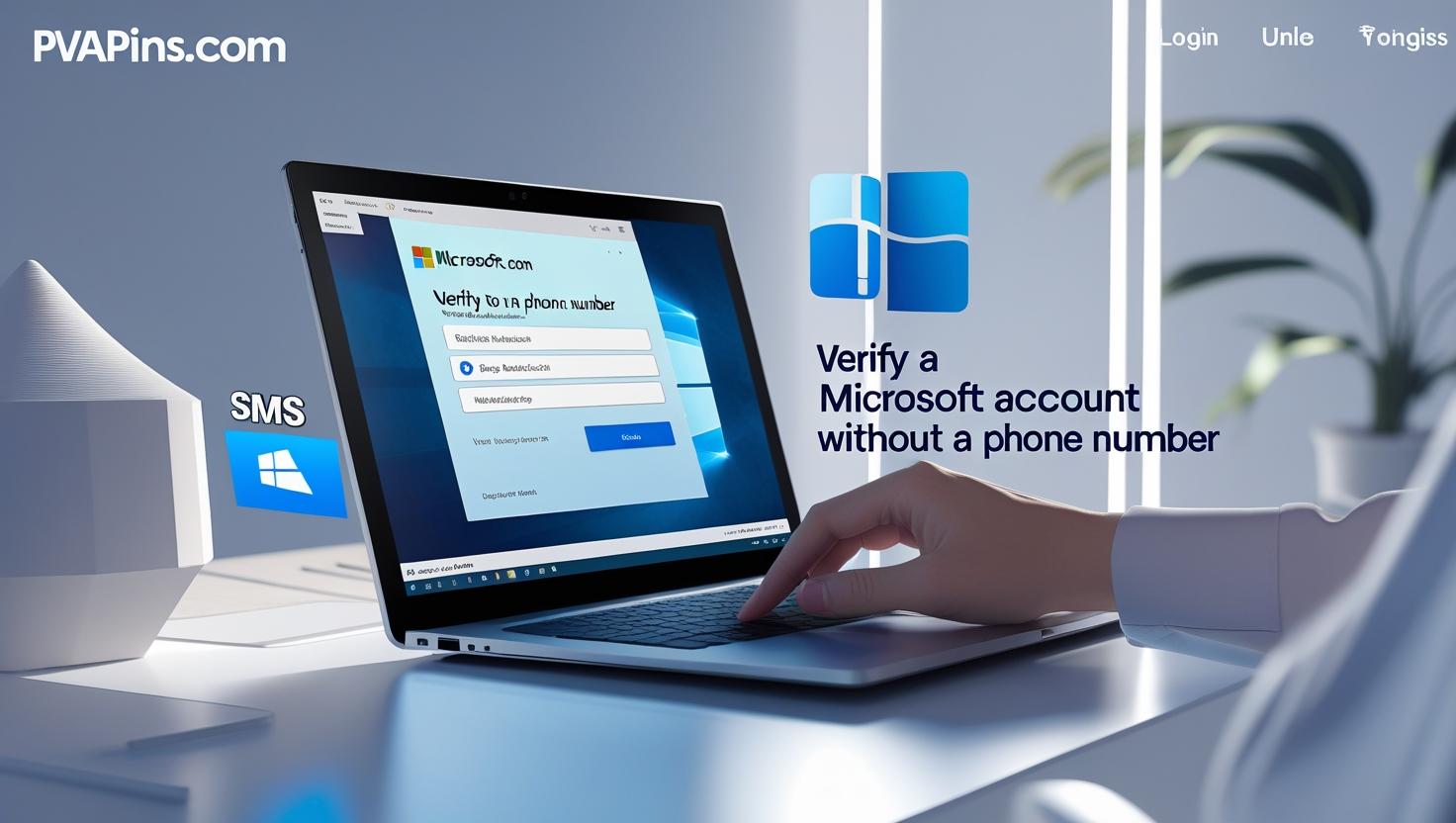 Verify a Microsoft Account Without a Phone Number using PVAPins