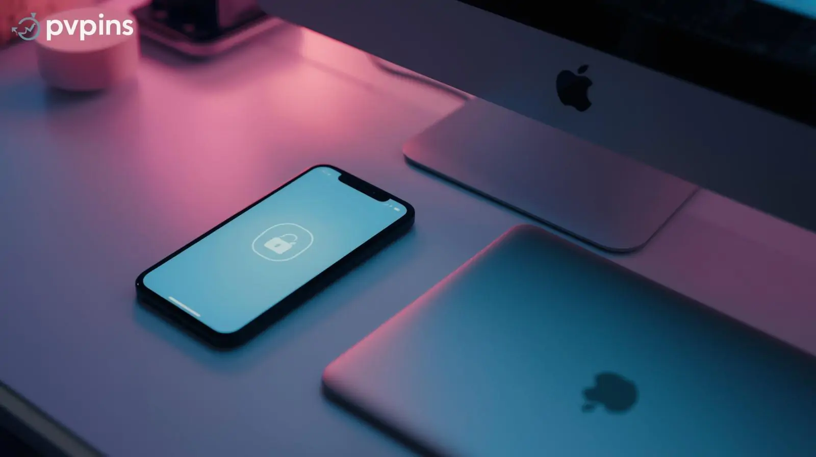 Apple ID login screen showing verification code without SIM card
