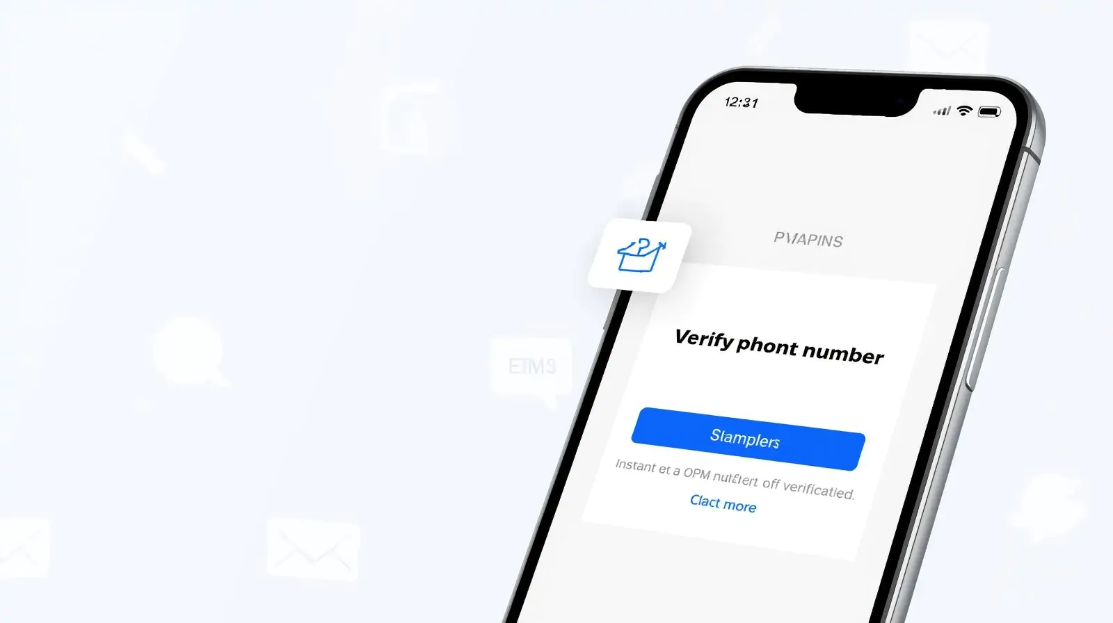 PVAPins dashboard displaying an OTP code for TikTok verification in real time
