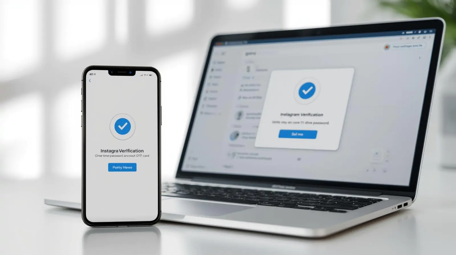 PVAPins virtual number being used to verify an Instagram account without a SIM card