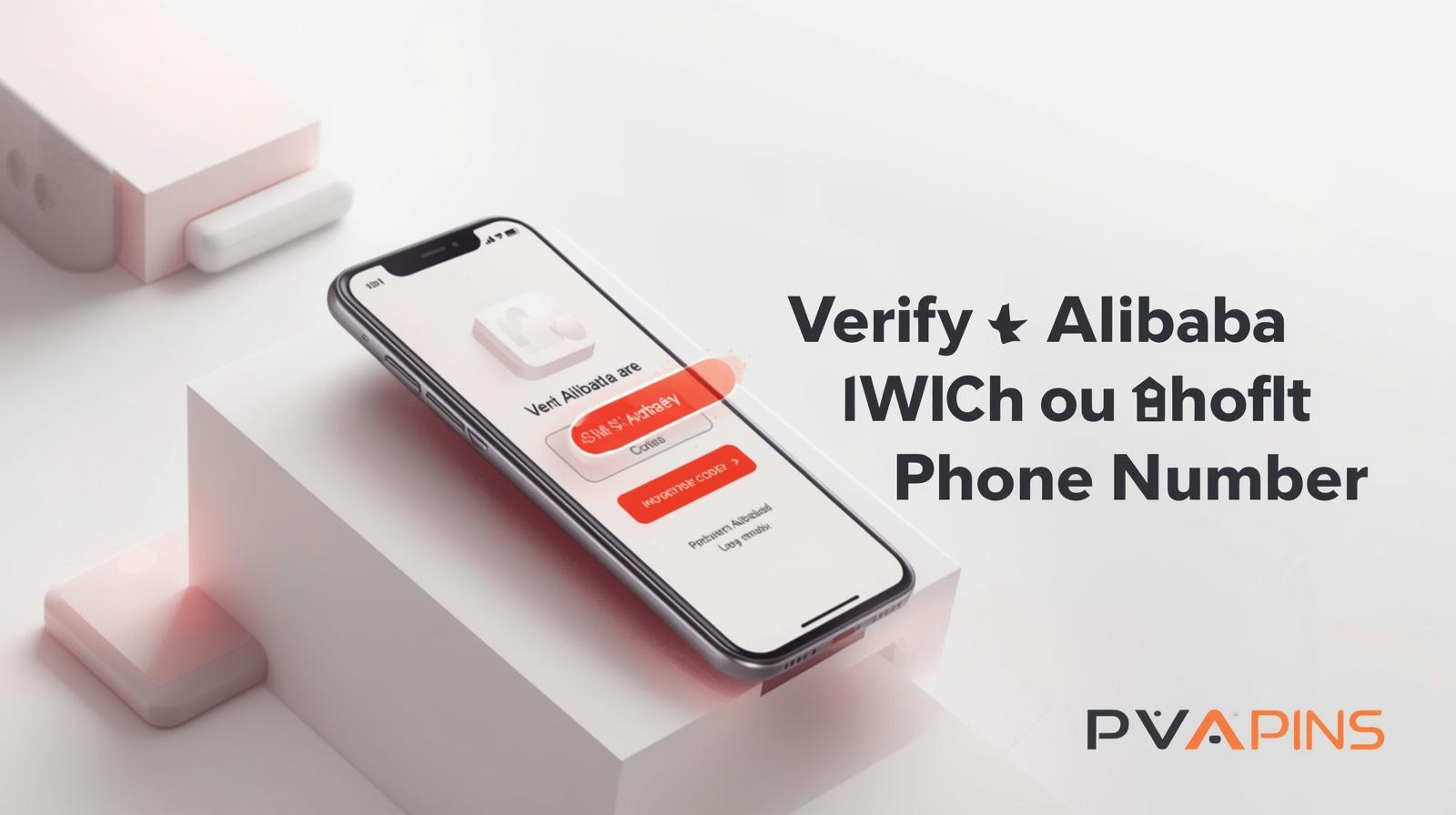 PVAPins virtual number dashboard showing instant Alibaba OTP delivery