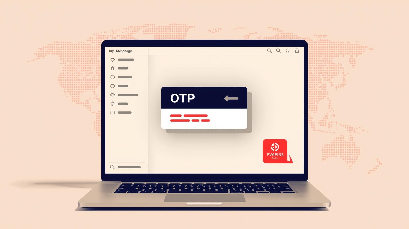 Person verifying a messaging app using a private virtual phone number