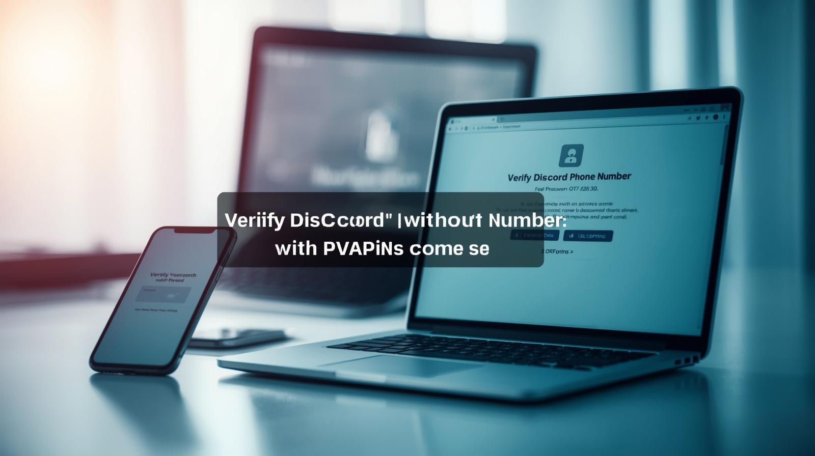 Smartphone showing instant OTP from PVAPins for Discord verification