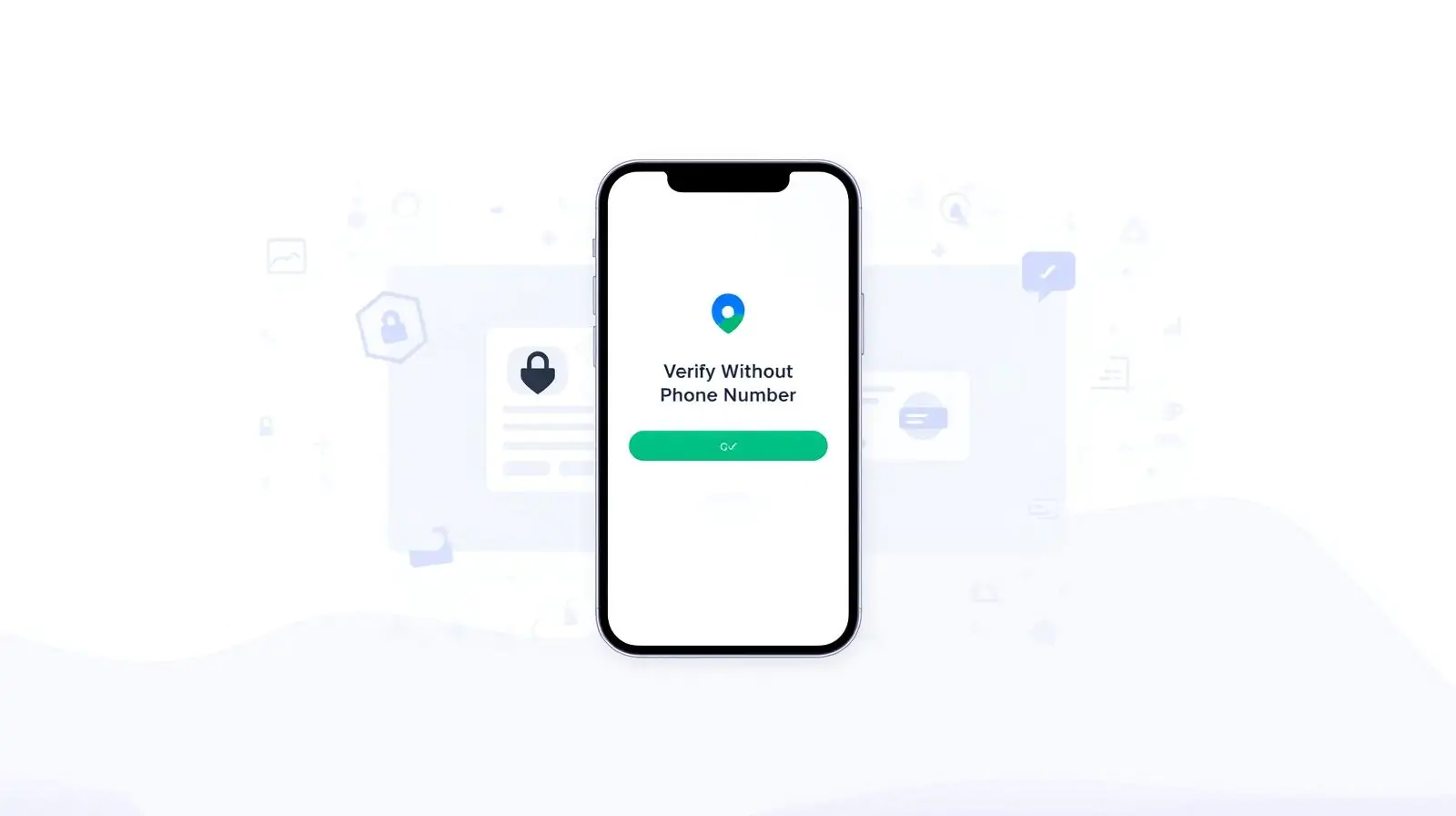 TikTok signup screen showing phone number field with PVAPins virtual number pasted in