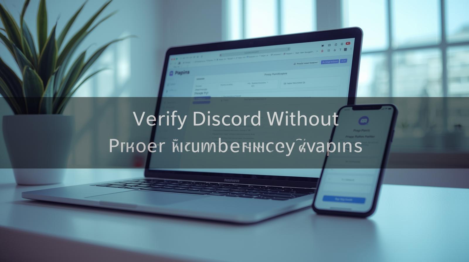User verifying Discord safely with a private PVAPins virtual number