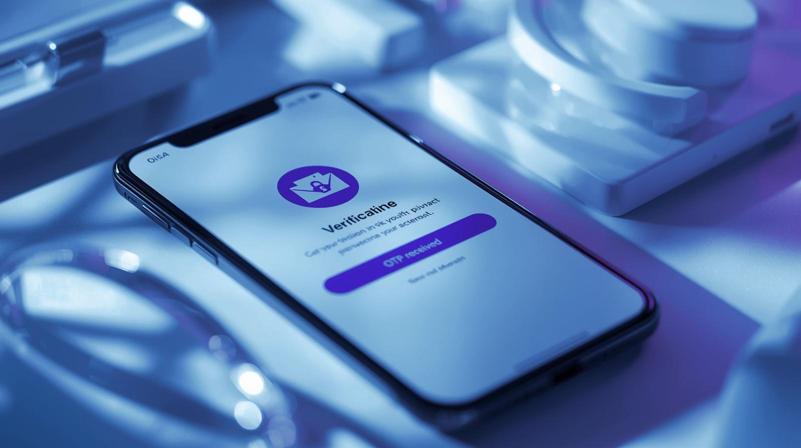 Yahoo Mail verification screen showing email option instead of phone number