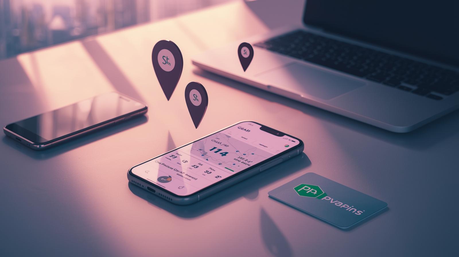 PVAPins dashboard with instant OTP delivery across multiple countries