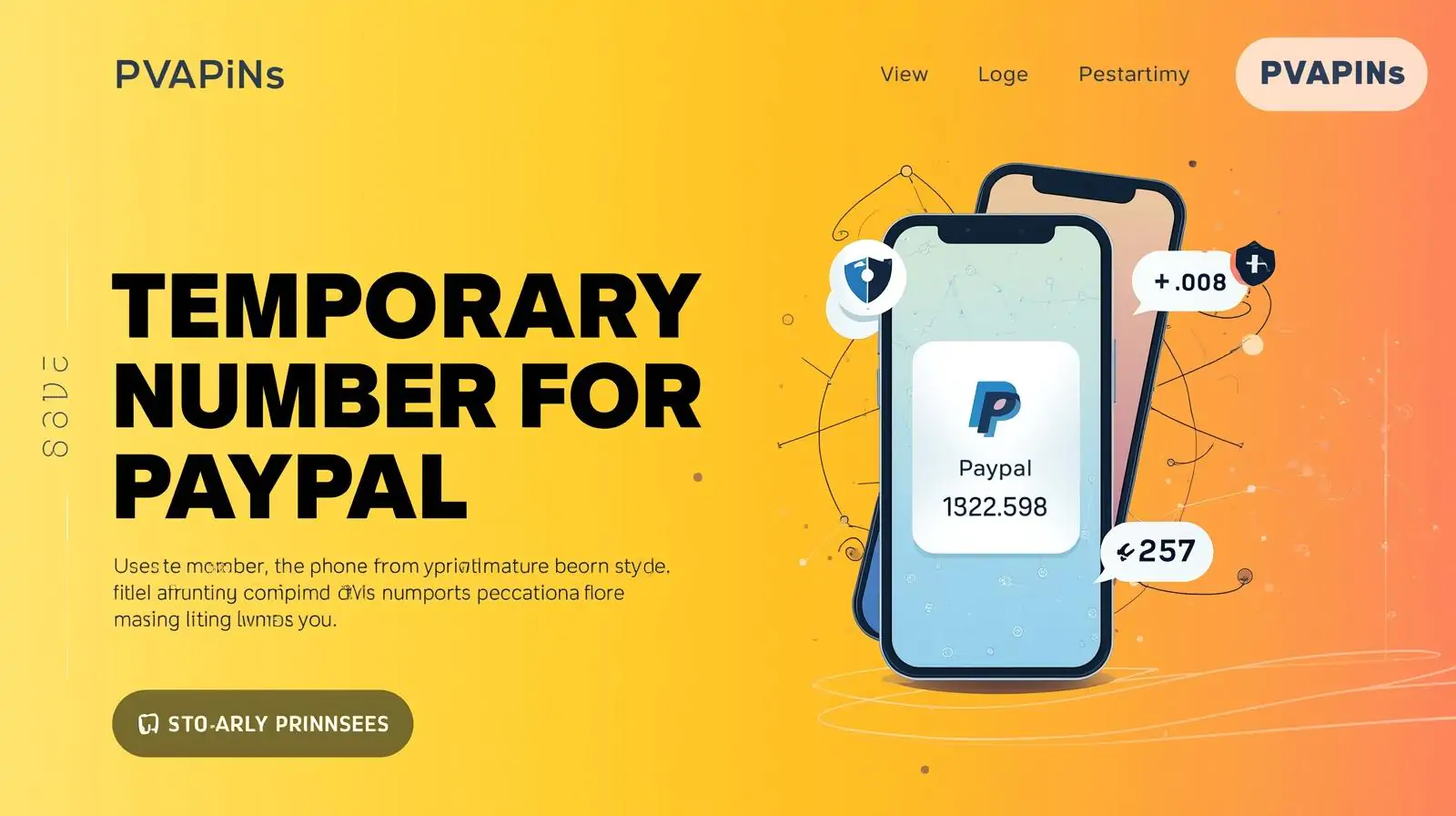 PVAPins temporary number delivering verification code quickly