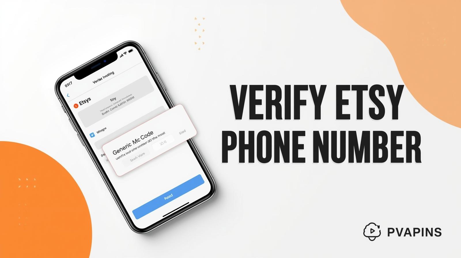 PVAPins virtual number dashboard receiving Etsy OTP for private, fast verification