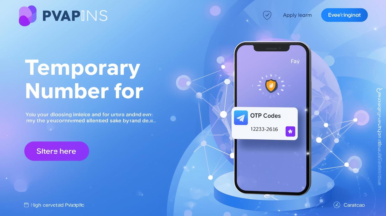 Phone screen receiving a Telegram verification code via a private virtual number
