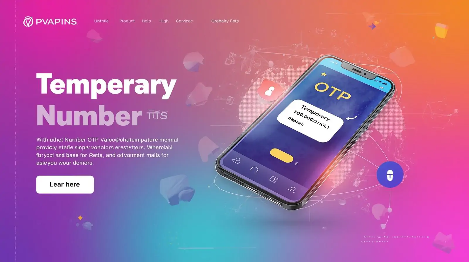 Selecting a private PVAPins number for Yahoo OTP verification on the dashboard