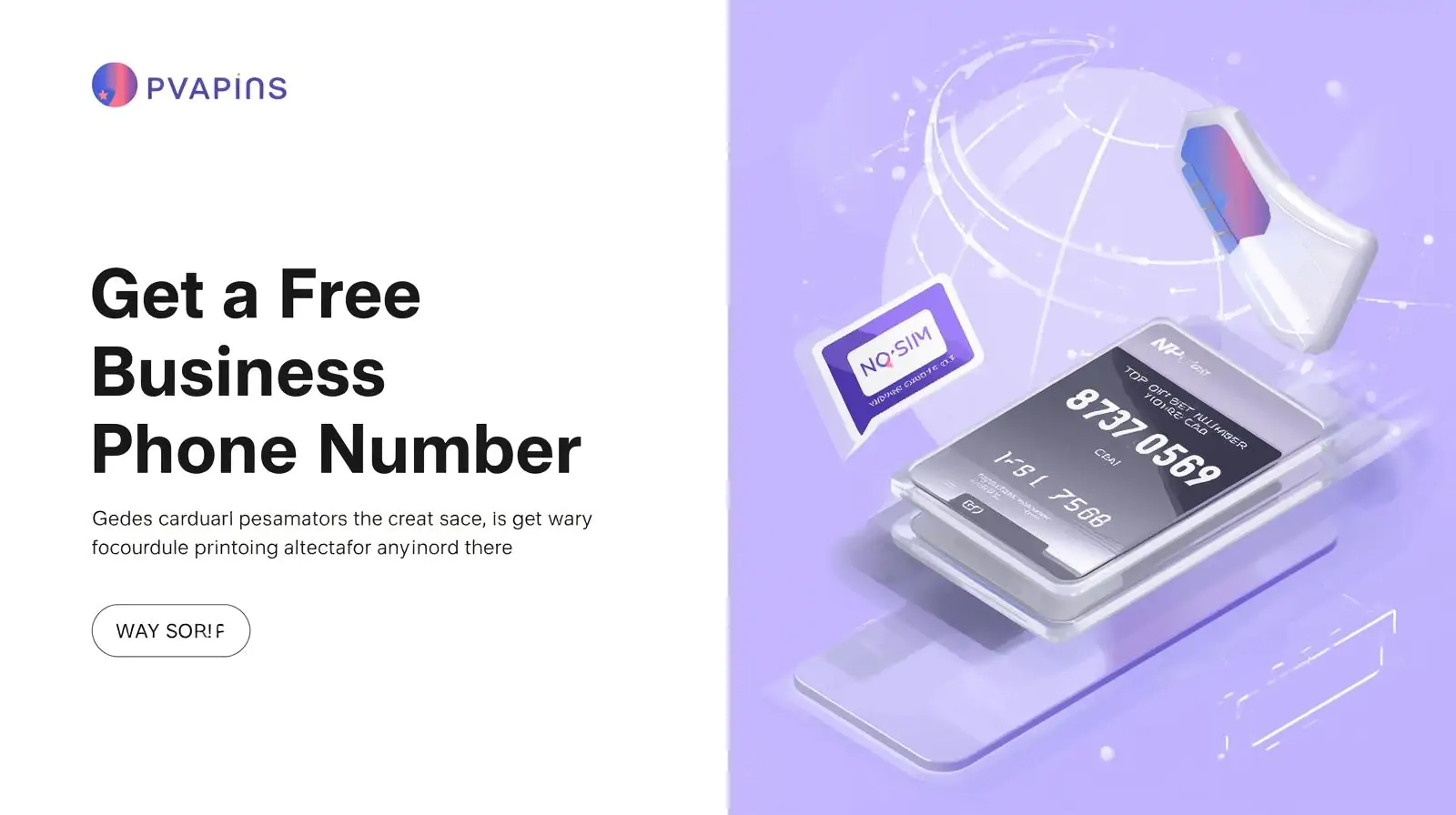Smartphone showing an incoming business call with a headset beside it.