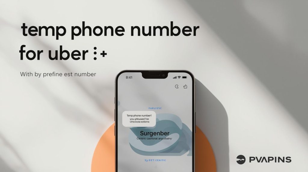 Global map with a mobile phone icon, representing PVAPins temp numbers for Uber in multiple countries.