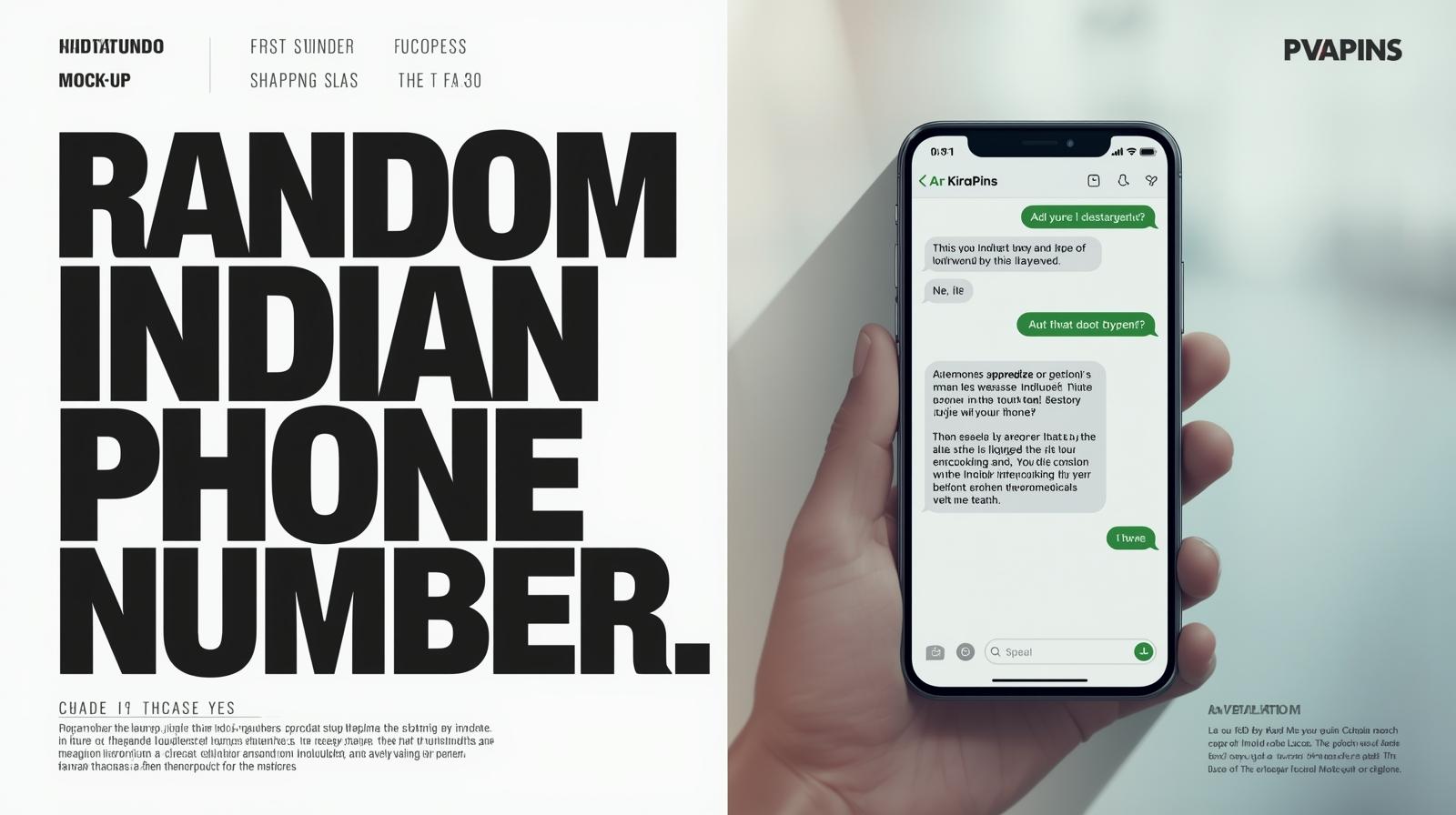 Illustration of a user receiving SMS verification on a private Indian phone number