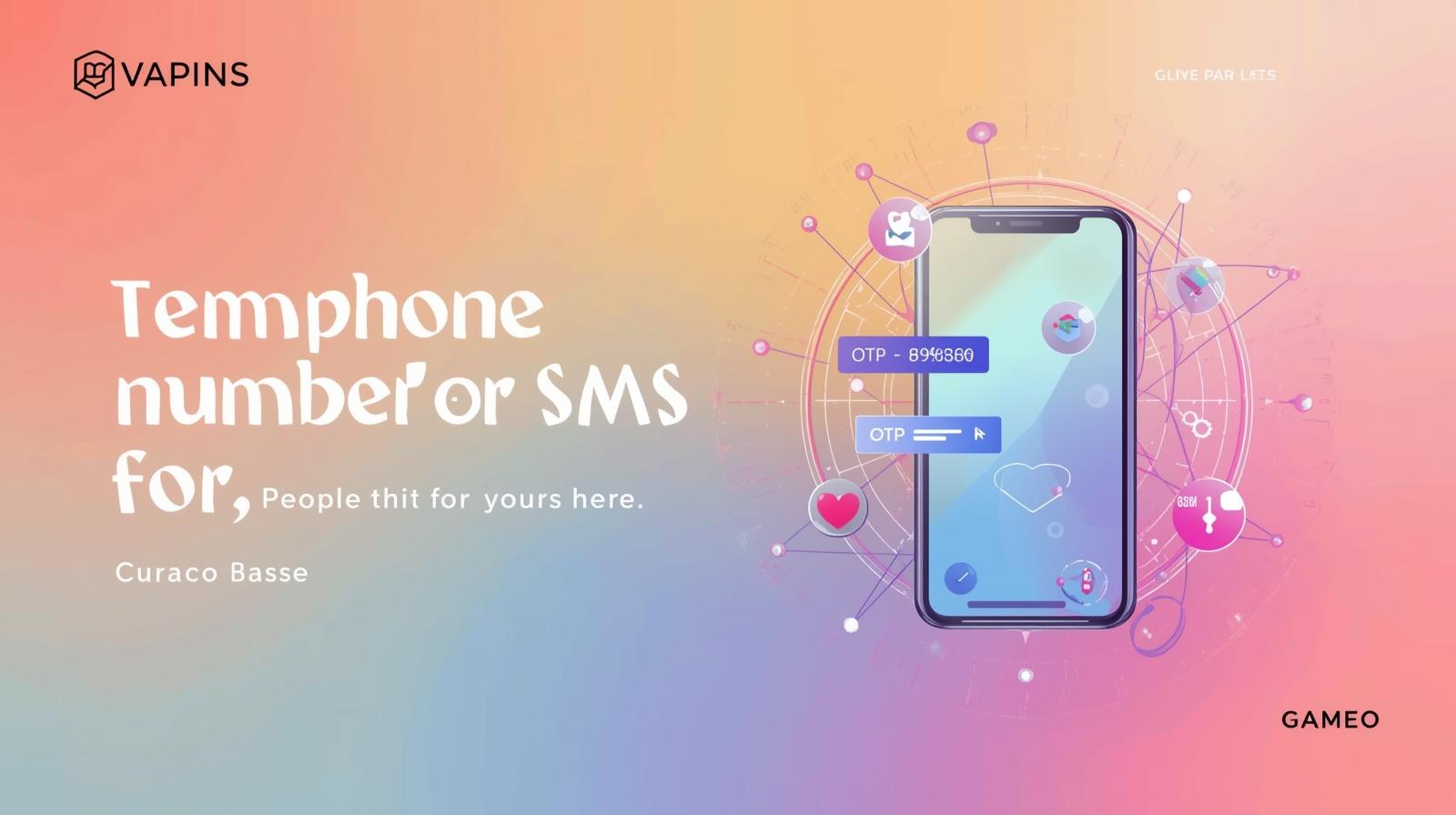 PVAPins dashboard showing an incoming OTP to a temporary phone number