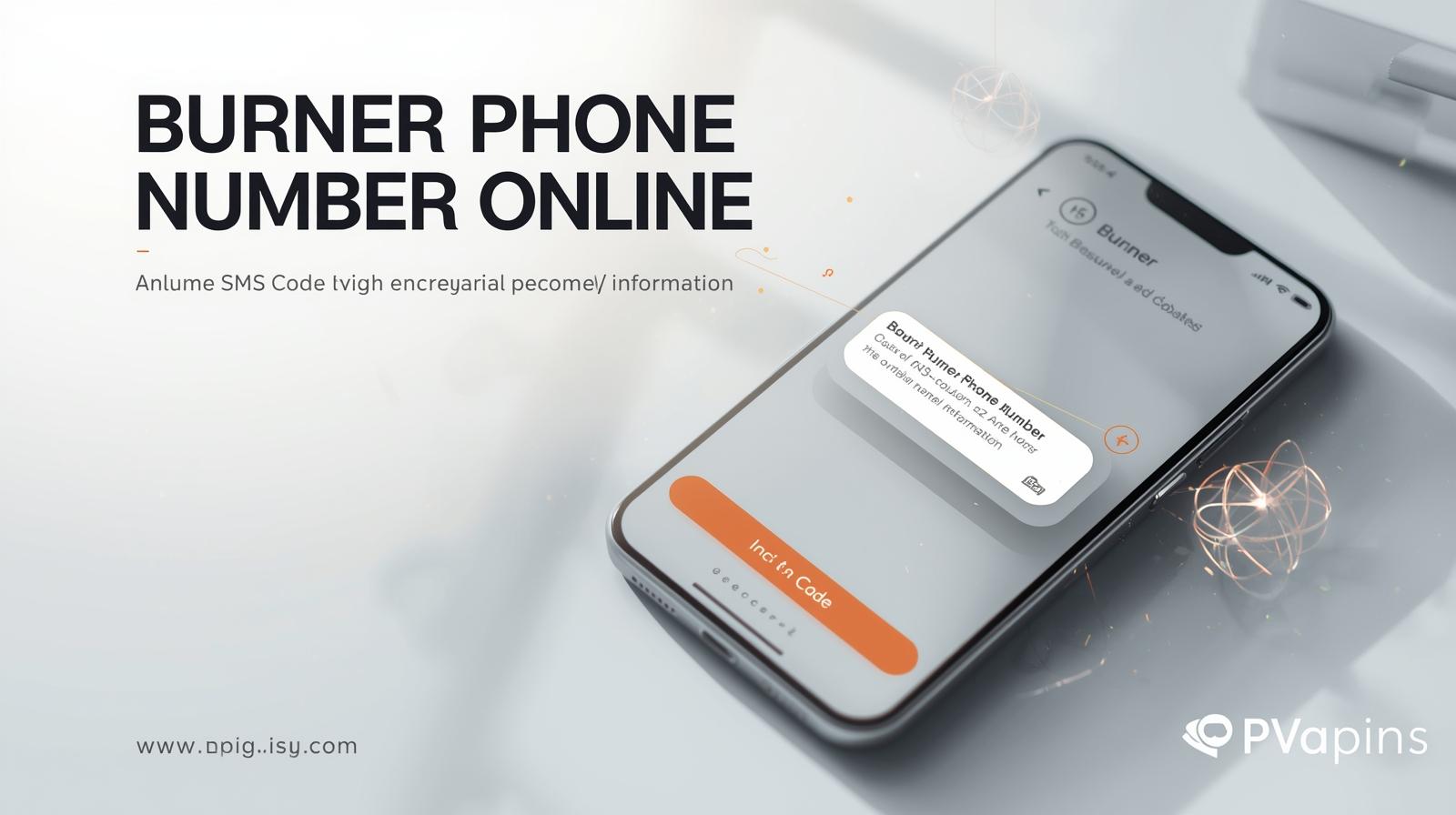PVAPins dashboard view where burner number OTP messages appear