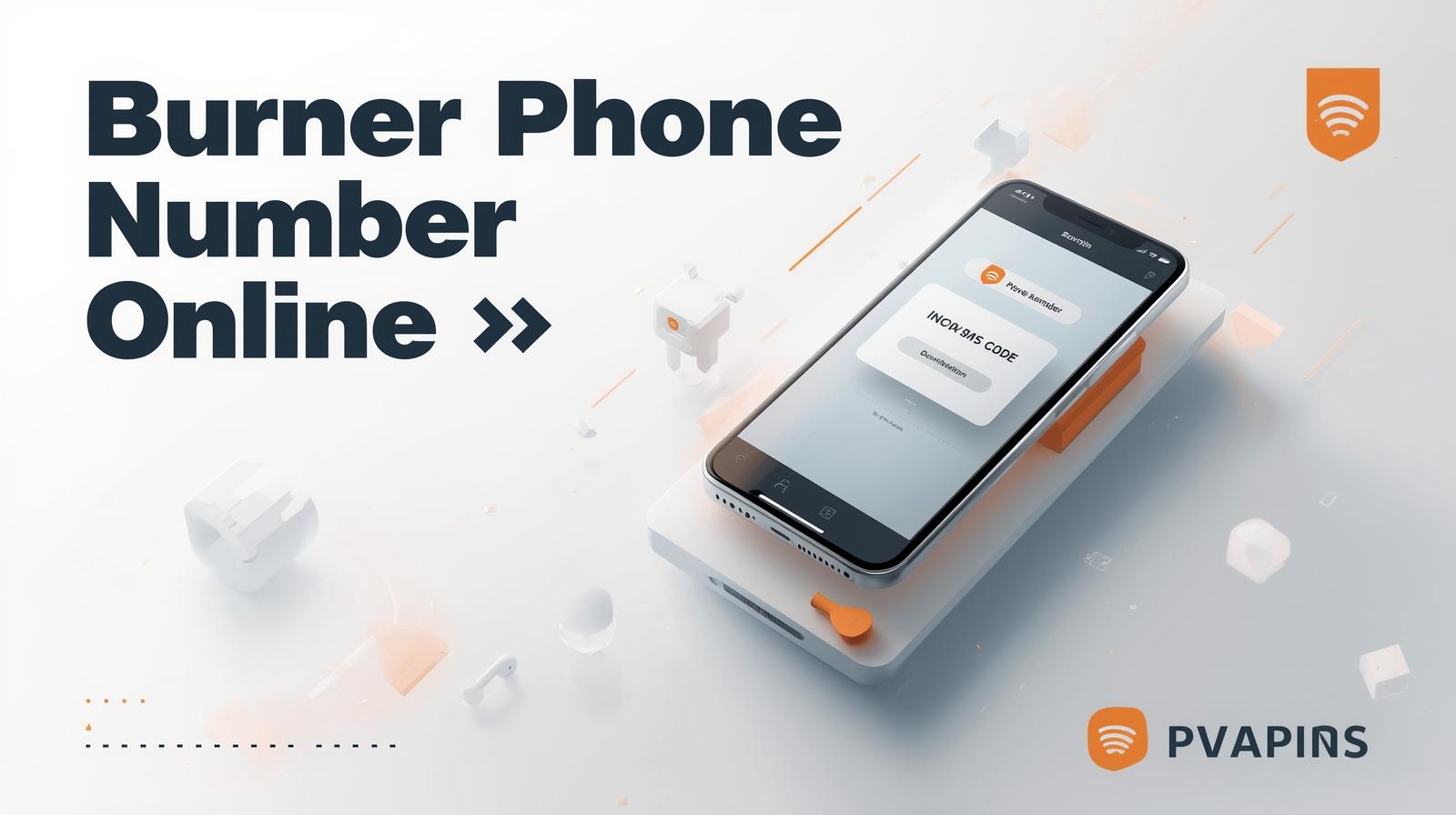Phone showing OTP verification with a temporary burner number for privacy