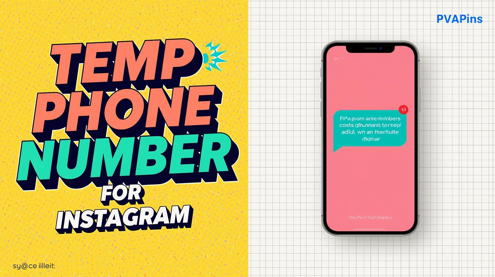 Private non-VoIP rental number delivering an Instagram OTP on a mobile device